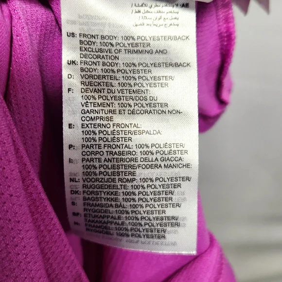 🌸 3/$25 🌸 Adidas Purple Sleeveless Top-Size L (Girls) - Picture 10 of 10